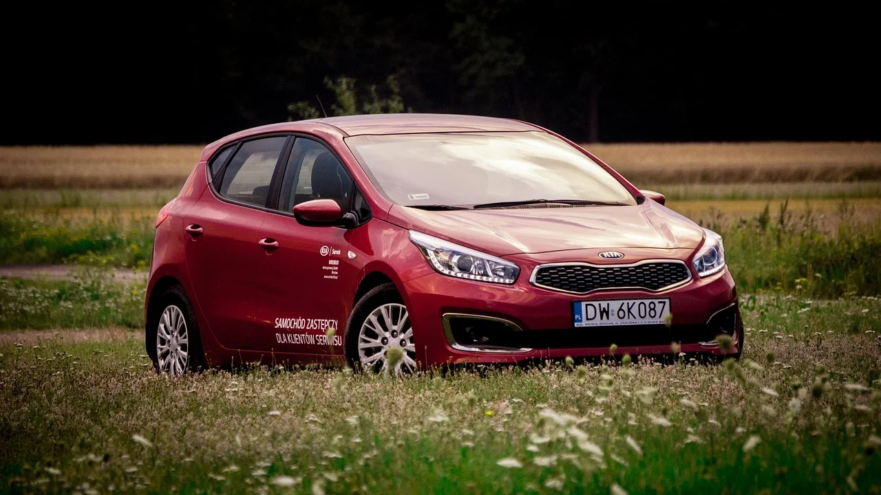 car, kia, car wallpapers, korea, landscape, wheels, transport, auto, light, tourism, reflector, cars, grass, nature, lacquer, automotive, replacement lamp, meadow, new, personal